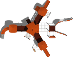 Детский городок Кипр Vector ДГ050.3.10 для игровых площадок 7-12 лет