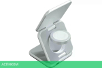 Беспроводное зарядное устройство Magssory Fold Pro WCH063 Silver (WCH063s)