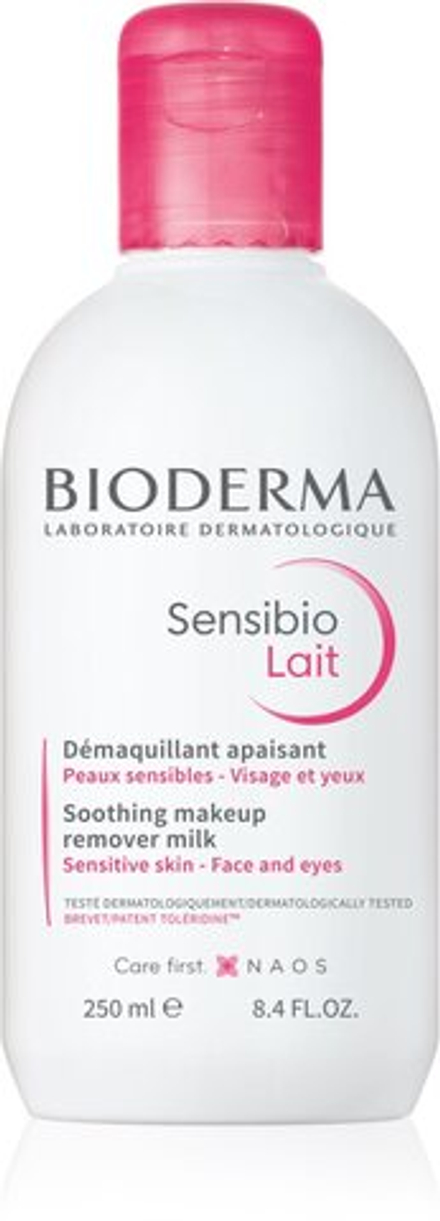 Bioderma Sensibio Lait - очищающее молочко для чувствительной кожи /   250  ml  / GTIN 3401346673625