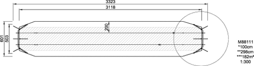 Двойная канатная дорога, разноуровневая