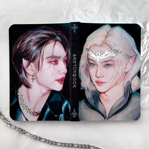 Скетчбук / Алекс Призрак / STRAY KIDS / Хенликсы (60 листов)