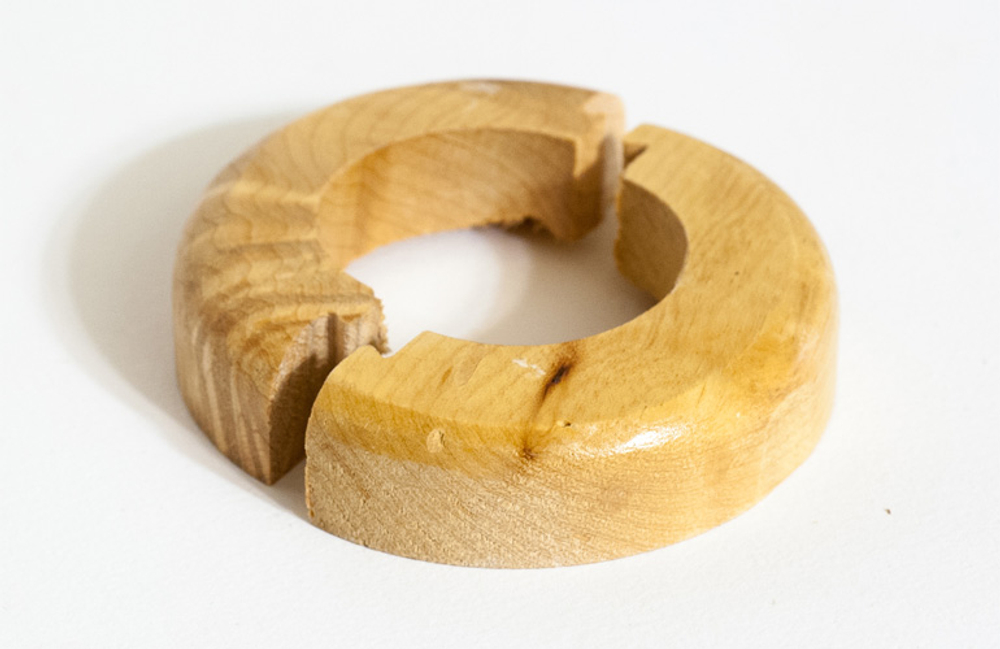 Розетта для труб деревянная 32мм "Grace" Клён