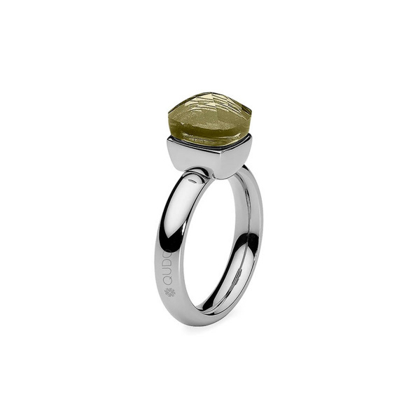 Кольцо Qudo Firenze olivine 17.2 мм 610771 G/S размер 17,2