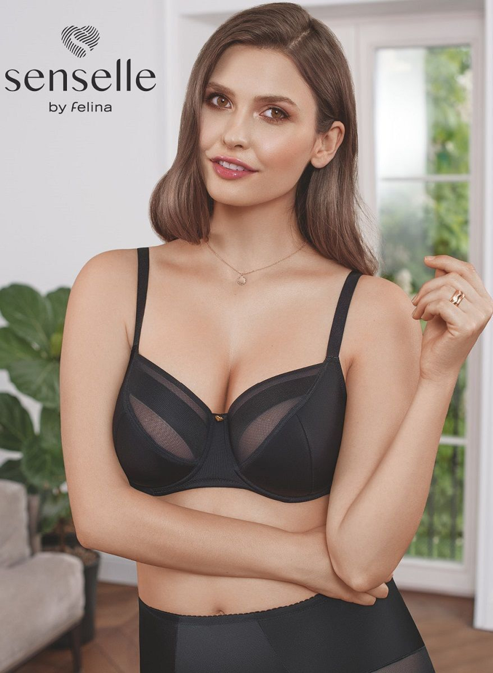 Бюстгальтер с чашкой на тонком поролоне (Размер: 90F) (Цвет: пудровый)