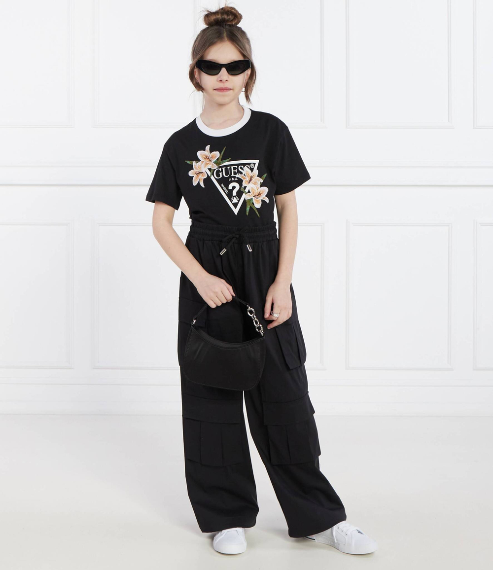 Футболка SS MINI ME GUESS ACTIVE - черный(J4GI39 K46D1)