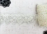 Кружево плетёное, ш. 4,3 см, айвори