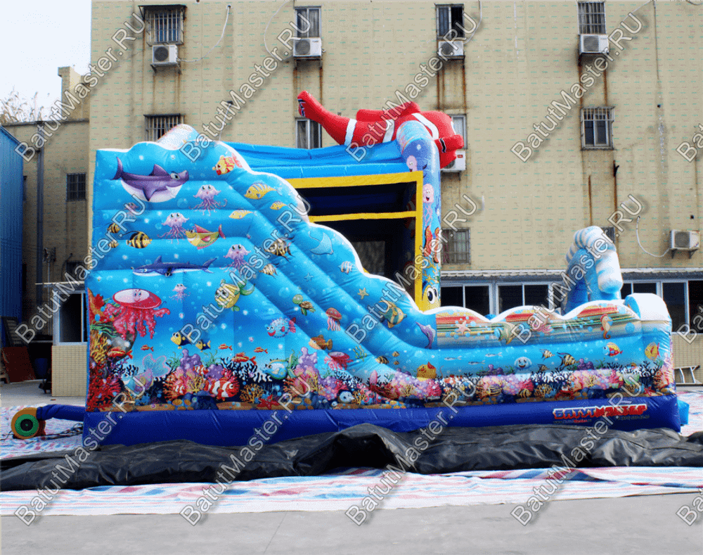 Коммерческий надувной батут "Немо" 8*7*6 м