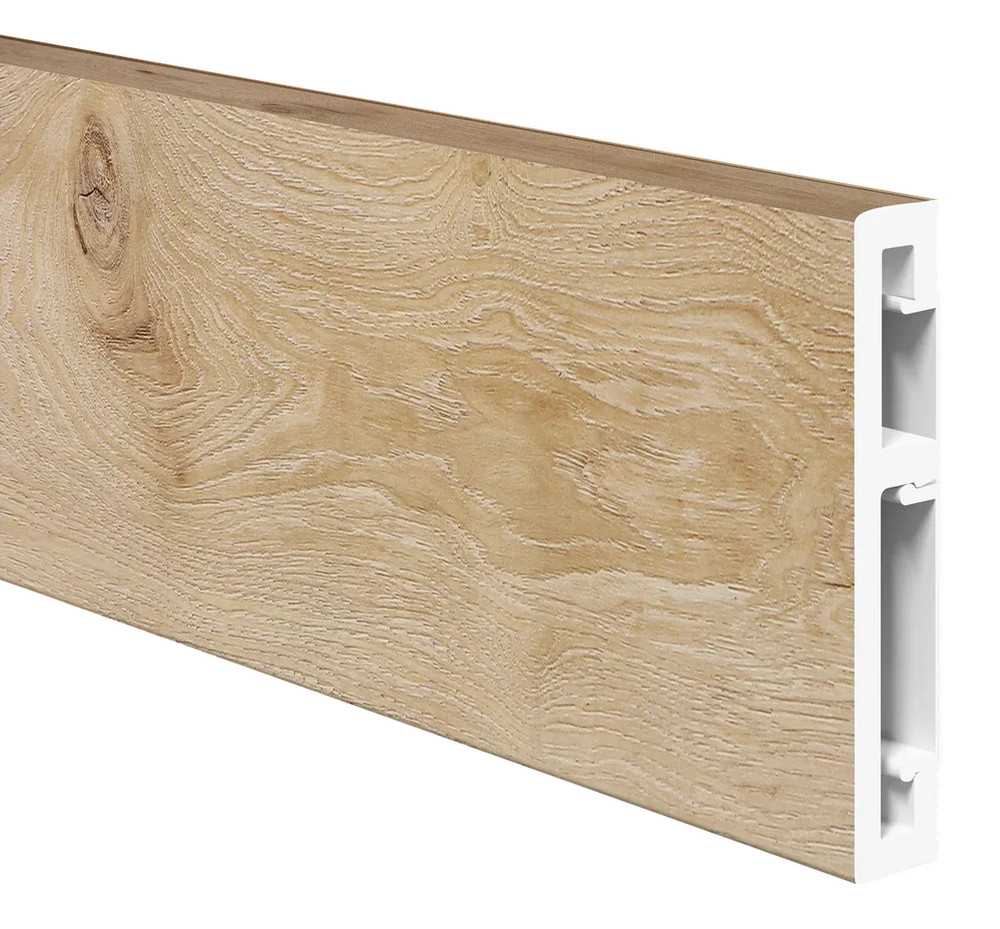 Напольный плинтус ПВХ Foresta Grace Дуб Фрейзер FG 007 2000х70х13 мм