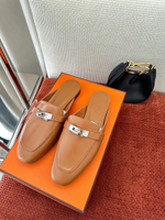 Сабо из натуральной кожи