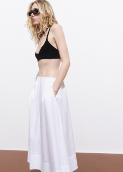 Хлопковая юбка-колокол