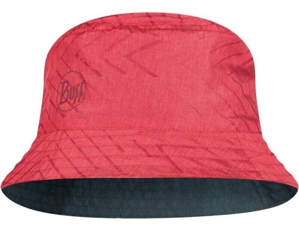Панама двухсторонняя Buff Travel Bucket Hat Collage Red-Black