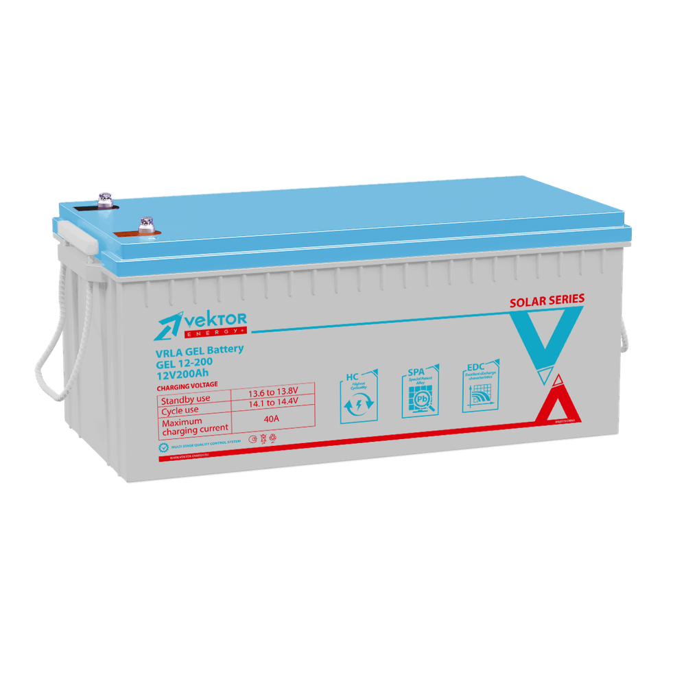 Аккумулятор  VEKTOR ENERGY GEL 12-200