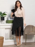 Юбка Виттория (черная) Ю15110-3М LT Collection