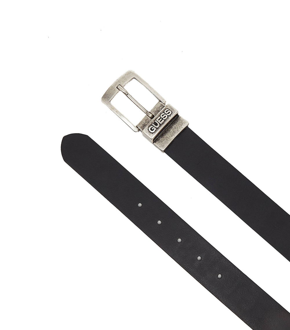 двухсторонний кожаный ремень reversible GUESS - черный(M3RZ12 L0S80)