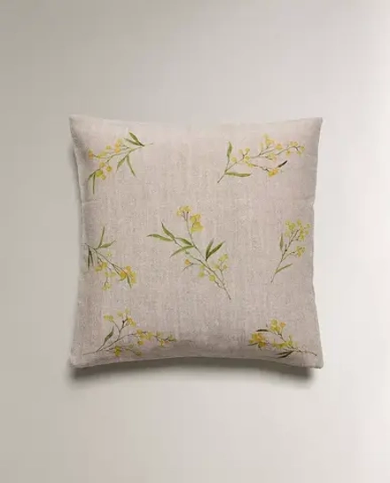 ZARA HOME НАВОЛОЧКА ДЛЯ ДЕКОРАТИВНОЙ ПОДУШКИ С ПРИНТОМ, СВЕТЛО-БЕЖЕВЫЙ