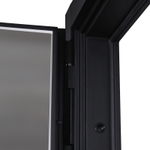 Стальная дверь "Silver" с зеркалом (биометрический замок)