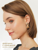 Сережки «Его тайна»