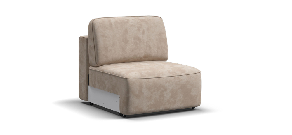 Кресло KING MODOOL Велюр Alkantara пепел