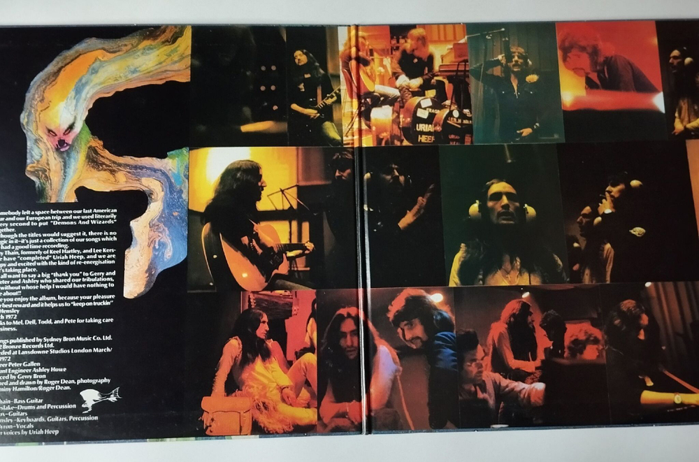 Винтажная виниловая пластинка LP Uriah Heep Demons And Wizards (Japan 1981) (No Obi) All My Life