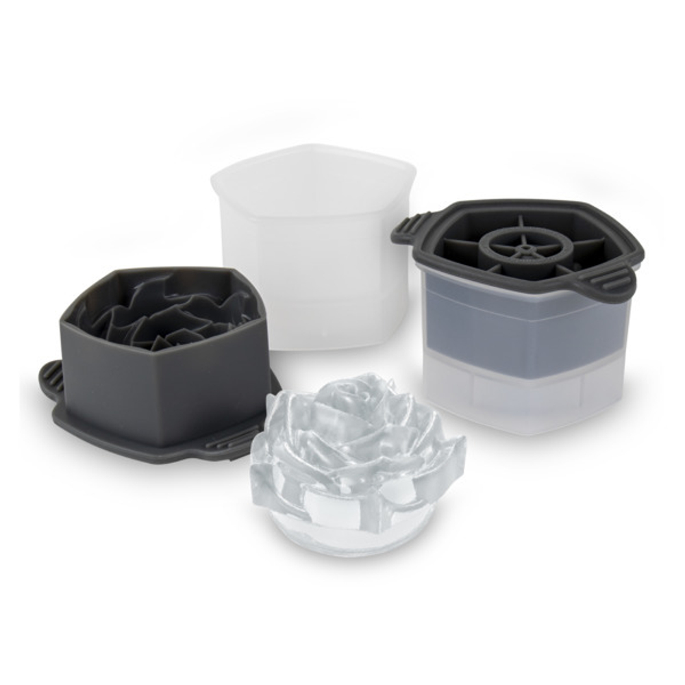 Набор форм силиконовых для льда 2шт Tovolo Роза графитовый