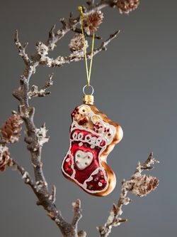 Набор ёлочных украшений Ginger celebration из коллекции New Year Essential, 4 шт.