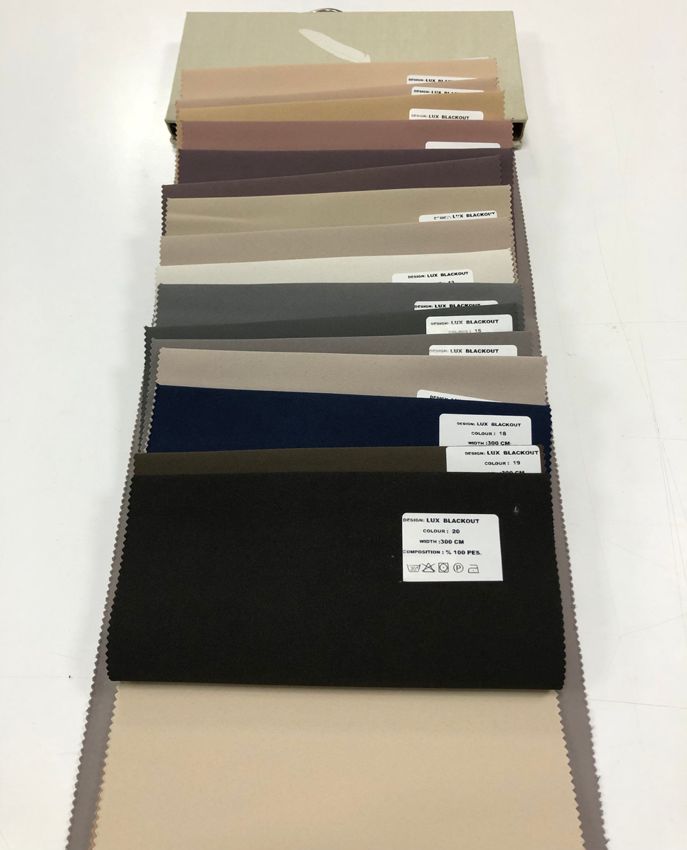 Портьерная ткань blackout двусторонний Aisa арт. Lux blackout (высота 300 см, Турция)