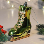 Елочная игрушка "Сказочный конек" 8,5*3,5*11см, зеленый