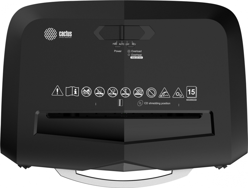 Уничтожитель бумаг  Cactus CS-SH-15-20-4X35