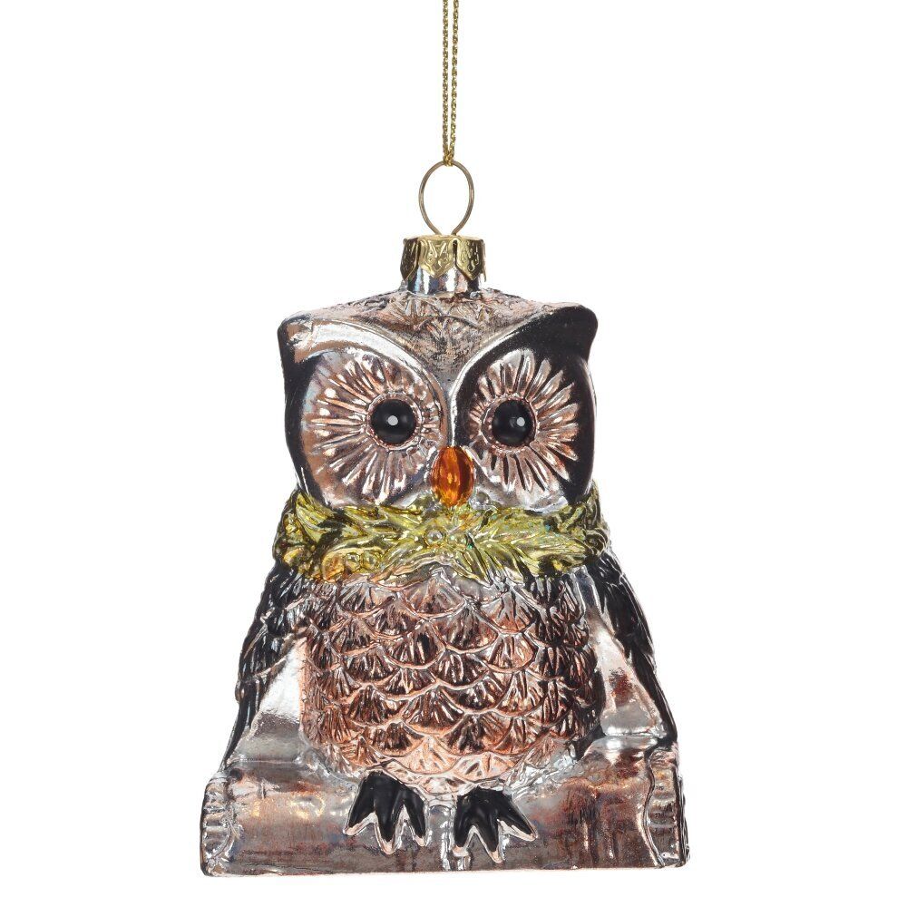 GAEM Украшение новогоднее "Сова", L7 W5 H10,5 см, 2в.