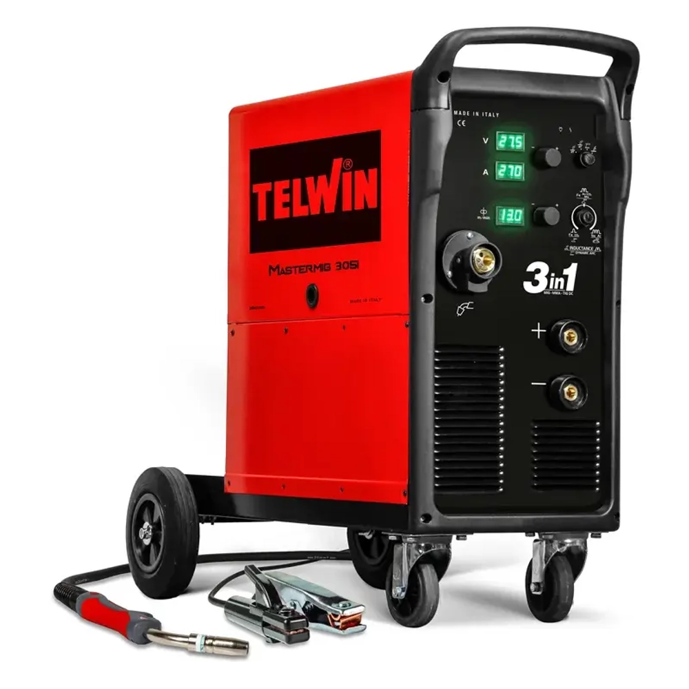 Telwin MASTERMIG 305i многофункциональный mig-mag-mma-tig инверторный сварочный аппарат 816200