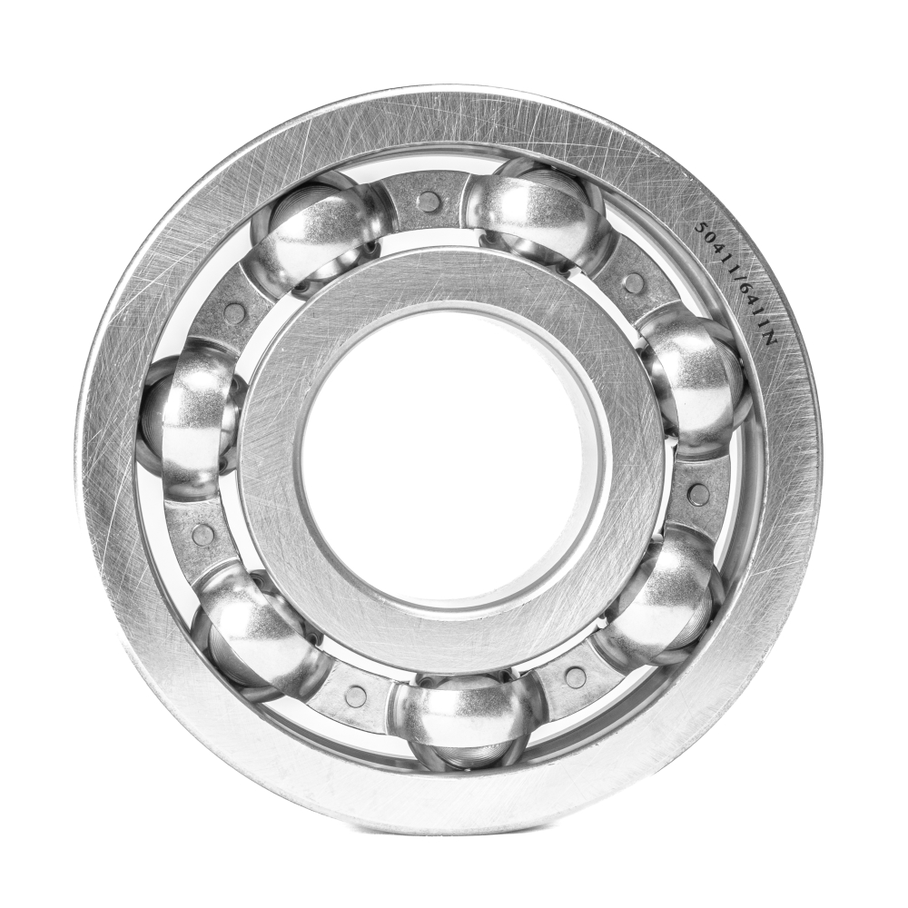 Подшипник шариковый радиальный однорядный открытый с проточкой на наружном кольце, 55х140х33 мм (вал вторичный КПП ЯМЗ)