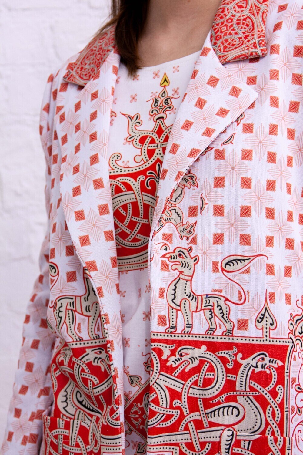 Комплект (платье и жакет) "Зооморфия 3"