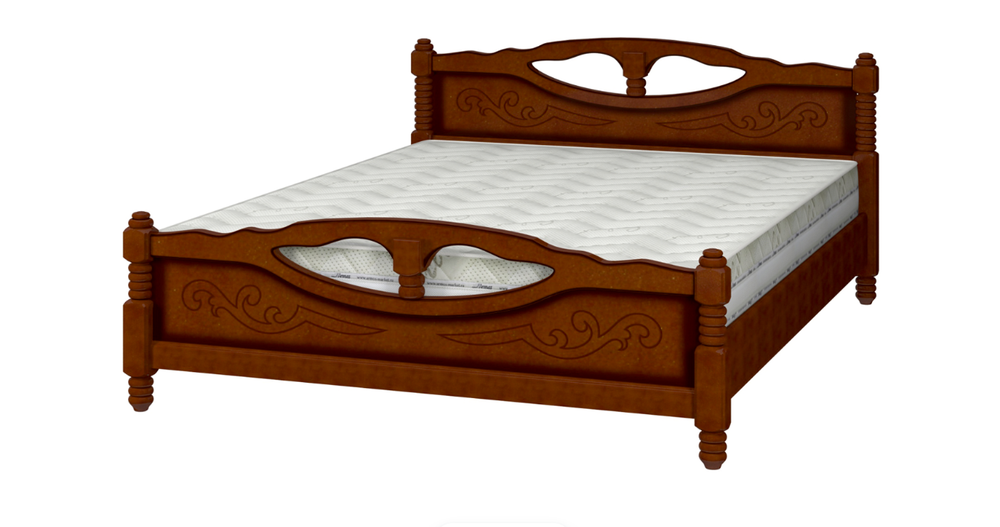 Кровать Елена 4 (массив сосны)