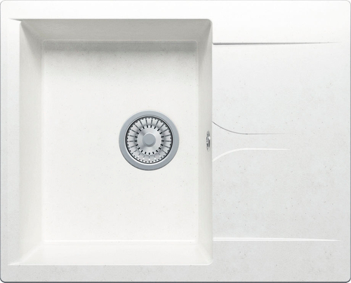 Мойка Tolero Gelcoat Costa 620 бел.хлопок Анкона