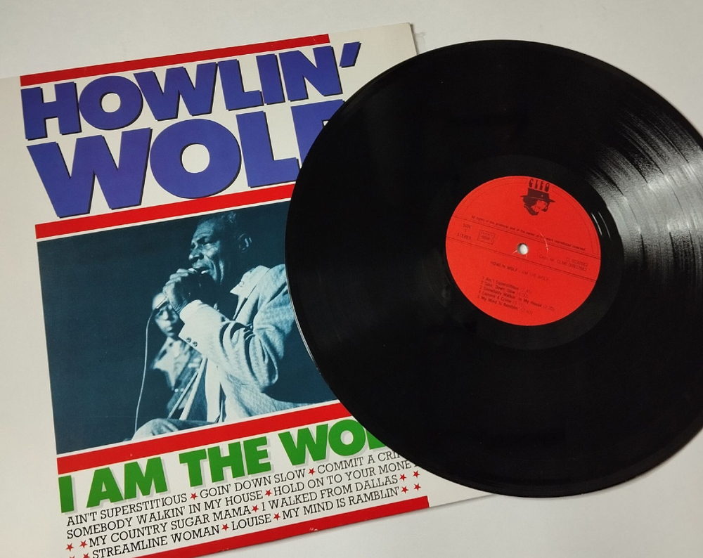 Винтажная виниловая пластинка LP Howlin Wolf I Am The Wolf (France 1988)