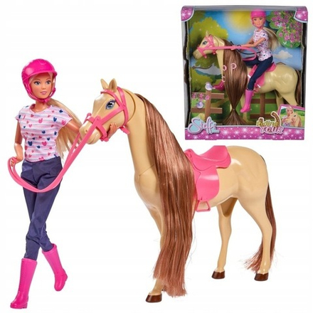 Кукла Штеффи Кукла в костюме жокея на лошади Steffi Love SI-5730939
