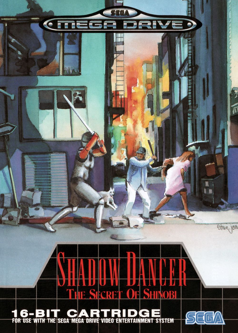 Картридж Shadow Dancer: The Secret of Shinobi (Sega Mega Drive)
