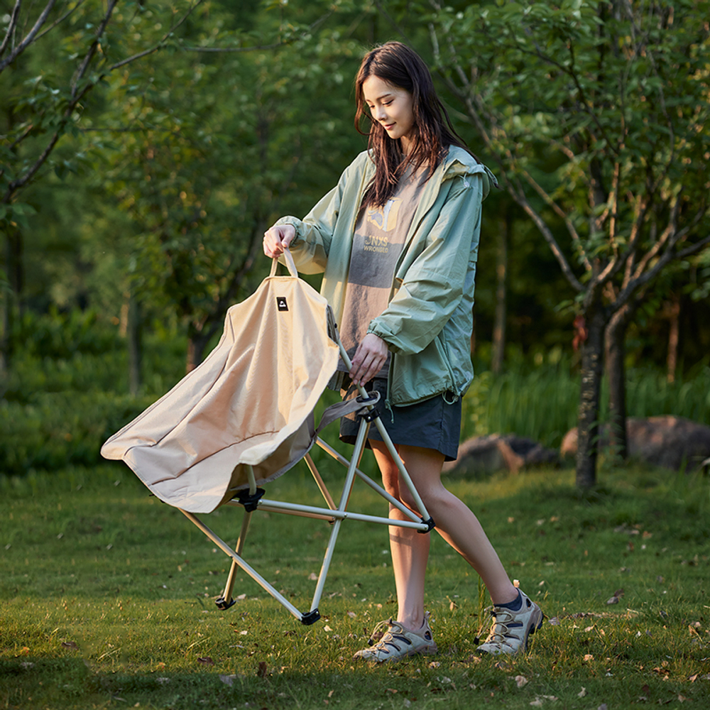 Кресло туристическое Naturehike Stellaluna T01 складное, 80х53х66 см, до 110 кг, бежевое, артикул CNH23JU13002-RSC