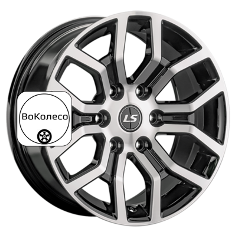 9x18/6x139,7 ET25 D106,1 1367 BKF (конус) LS