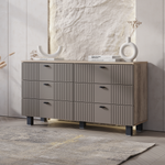 Комод Олива КМ-04 Муссон софт (серый) MF14