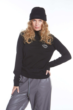 СВИТЕР С ВОРОТНИКОМ-СТОЙКОЙ