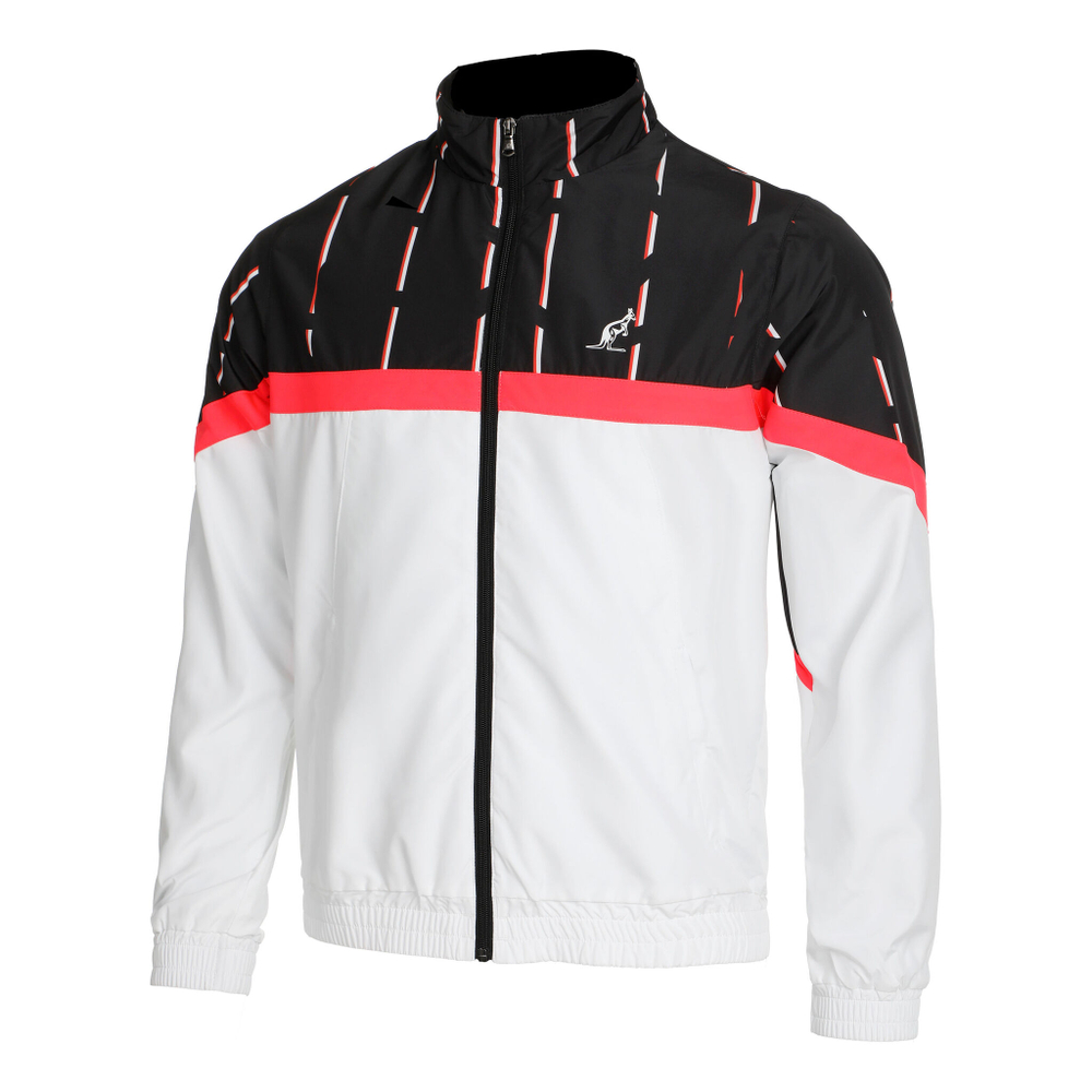 Мужские теннисные Костюмы Australian Smash Stripe Tracksuit Men - Black, White