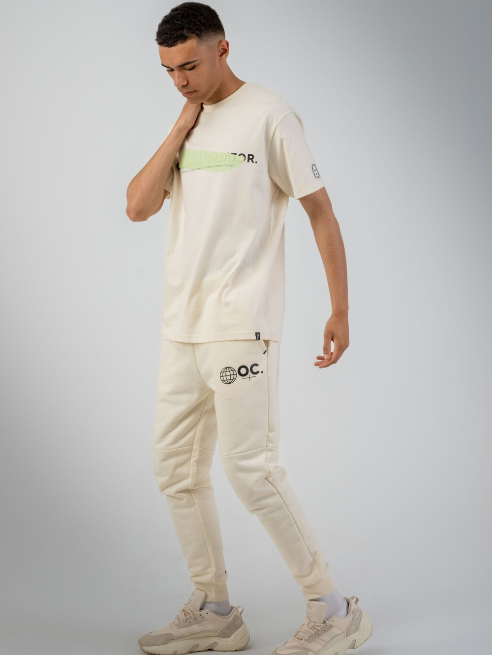 Футболка мужская ORIGINAL CREATOR ERROR_404 T-SHIRT, Молочный