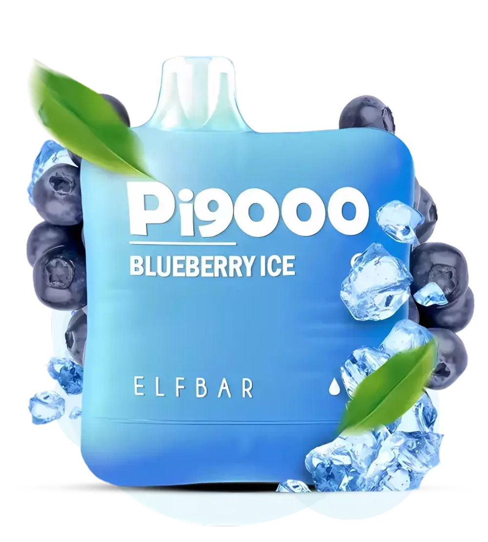 Elf Bar Pi9000 - Blueberry Ice (nic 5%)