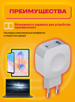 Сетевое зарядное устройство Dream Tech PD4 QC 3.0