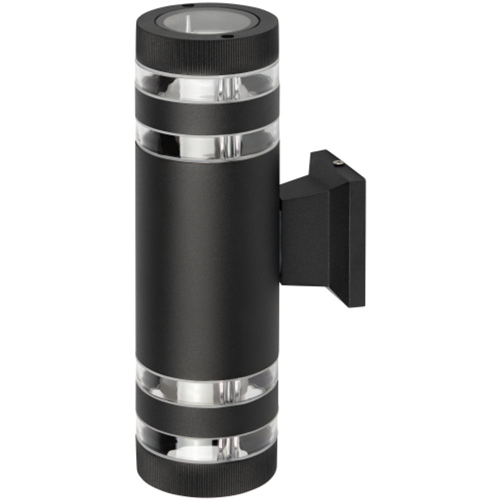 Светильник уличный настенный ЭРА «Адрия» GBW-102-BL-0300 230В 2хЕ27 max 30Вт IP54 300х150x90 вверх/вниз черный | Садово-парковые светильники