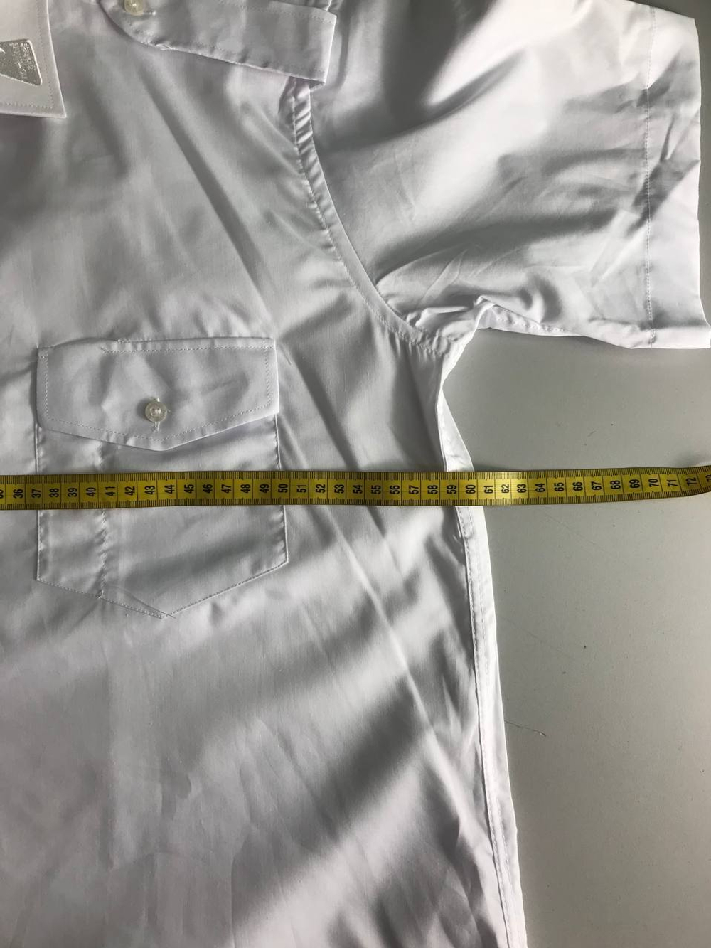 Рубашка Serdar Candar лаконичная, маркировка L, визуально на 50 размер