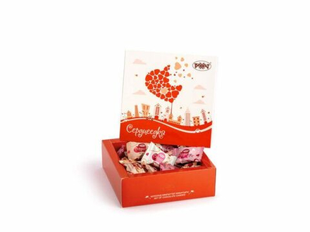 Набор шоколадных конфет Сердцеедка х/к 250 гр