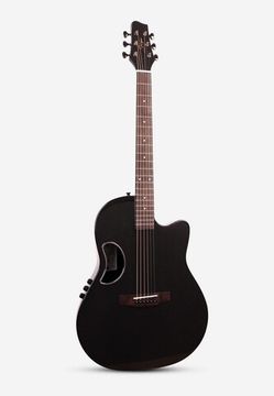 Электроакустическая гитара, чёрная,Smiger CE-2021-CF