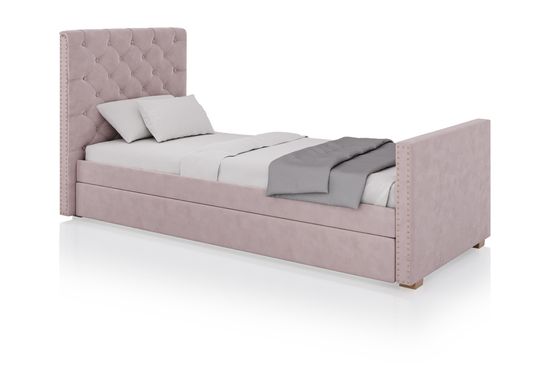 Кровать подростковая Elit soft (розовый)